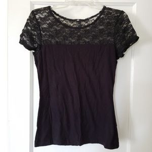 Black Lace Shirt